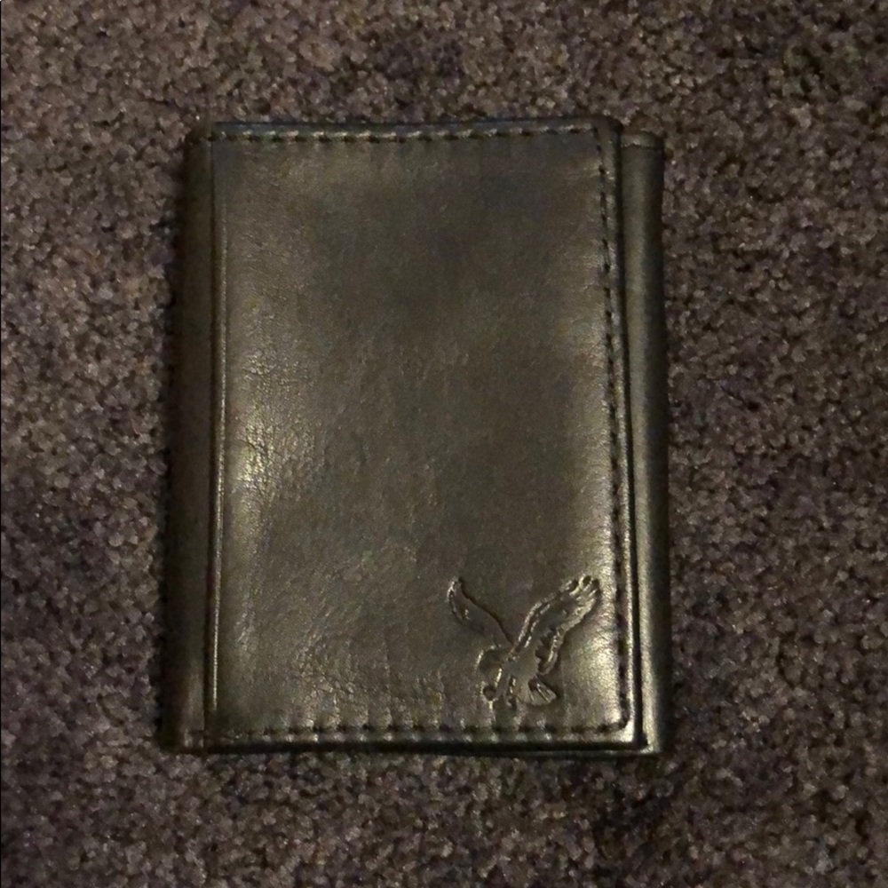 Leather American Eagle Wallet